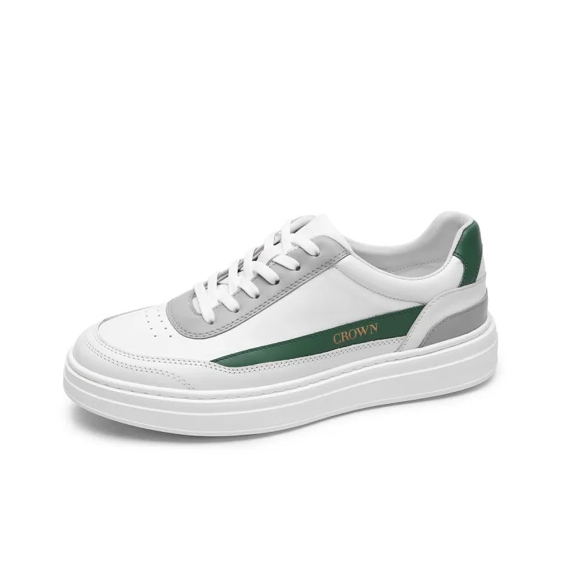 CROWN Slip-Resistant Low-Top Skateboard Shoes Unisex-6