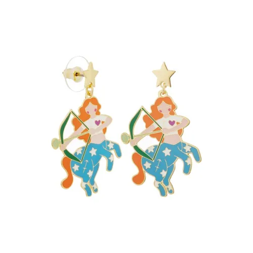 LES NEREIDES Gold Plated Earrings Women's Multicolor