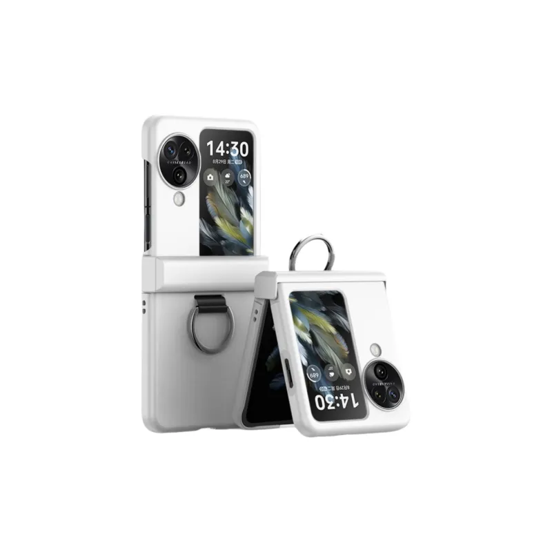 ZHUOJI TPU Material New Skin Feel Ring Buckle Advanced Phone Case Applicable OPPO Find N3 Flip-3