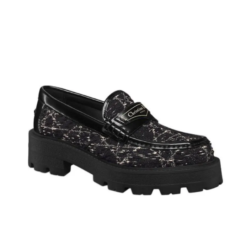 DIOR Boy Loafers 5.5cm Women's Black-2