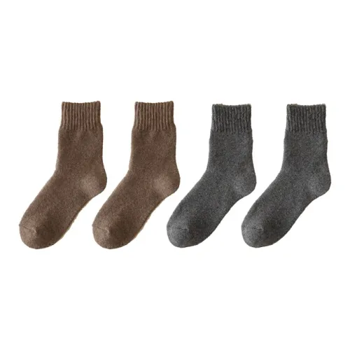 Cotton Gene Mid Calf Socks Men's Combo Set