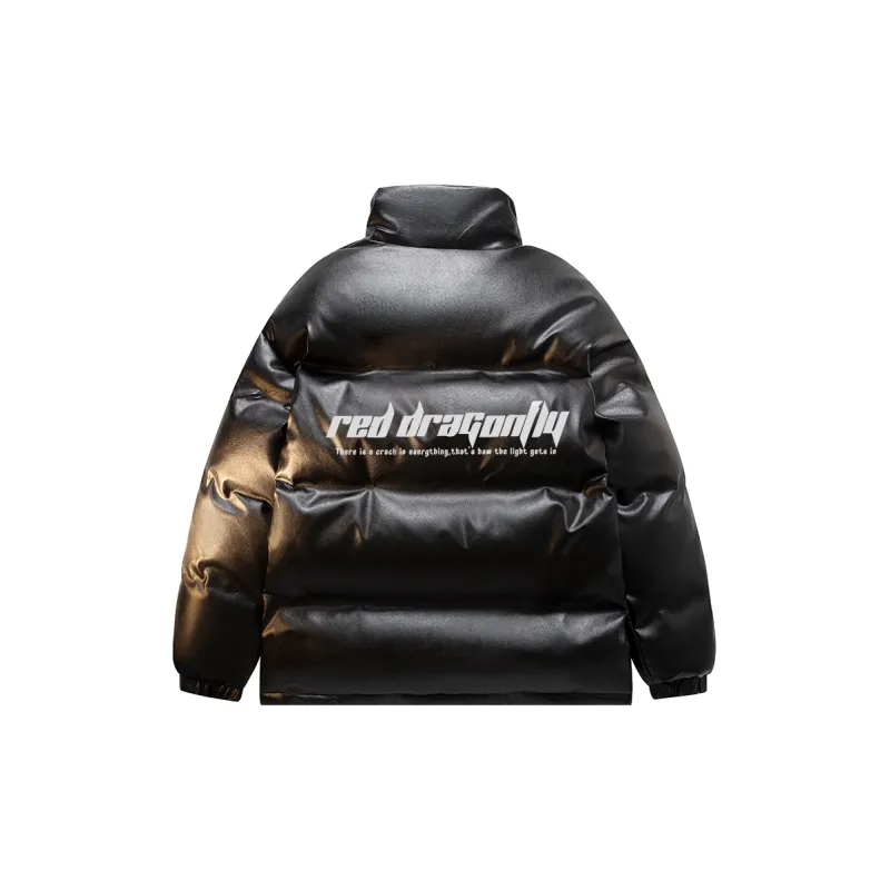RED DRAGONFLY Puffer Jacket Coat Unisex-1