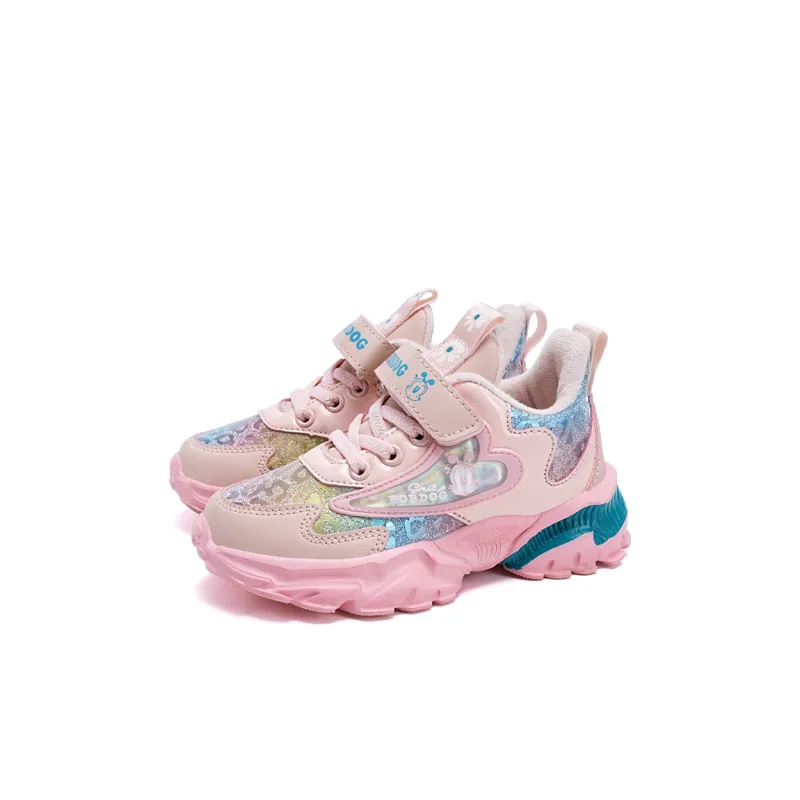 BOBDOG Anti Slip Cushioning Warm Low Top Kids' Running Shoes Kids'-5