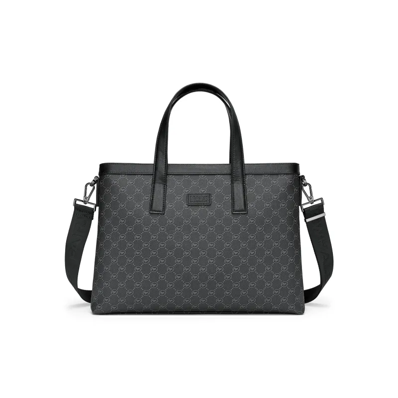 FAIRWHALE Artificial Leather Shoulder Bag Crossbody Bag Handbag Regular Men's Black-0