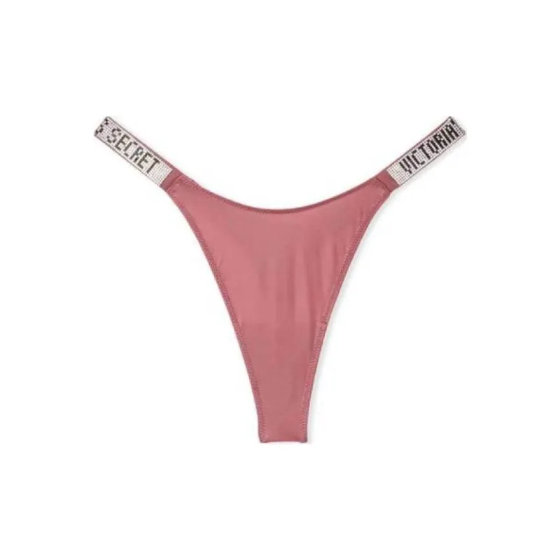 Victoria's Secret 24 Big Show Collection VERY SEXY Underpants Women's 1 Pack Deep Rose Pink-0