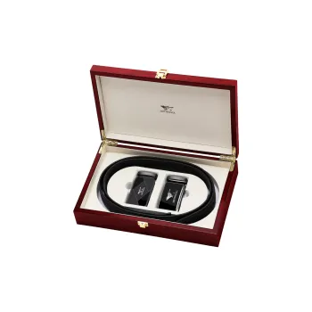 SEPTWOLVES Split Cow Leather Leather Belts Men's Width 3.5CM
