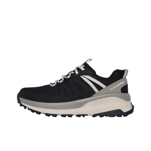 Skechers Switch Back Anti Slip Wear Resistant Low Top Hiking Shoes Men's Gray Black