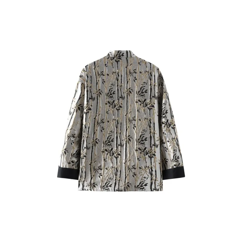 XUANSHENG Jackets Coats Men's Black Gold-2