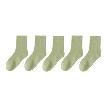 MIIOW Mid Calf Socks Women's 5 Pack