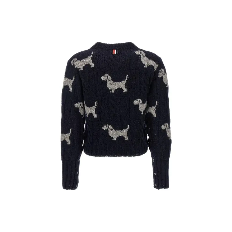 THOM BROWNE· Sweater Women's Blue-1