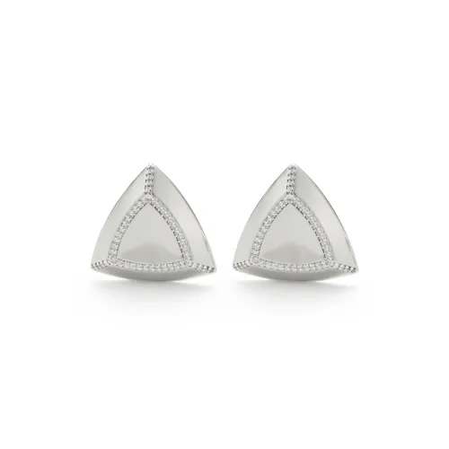 RSNY Gold Plated Copper Stud Earrings Women's
