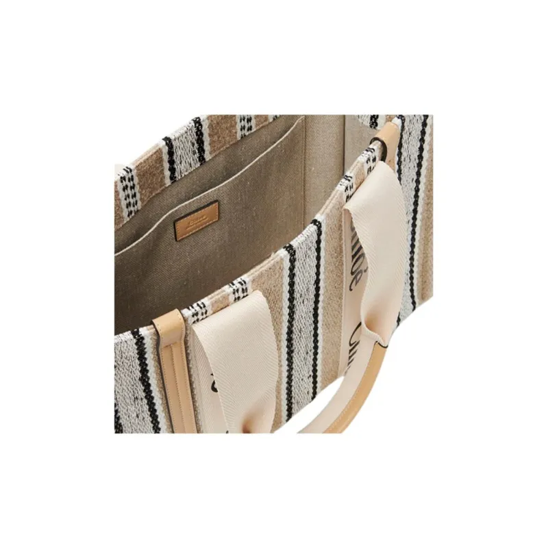Chloe Chloé Bags Linen Clutches Handbags Women's Multicolor-3