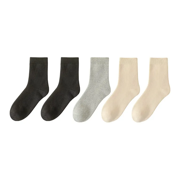 MIIOW Mid Calf Socks Women's 5 Pack-12