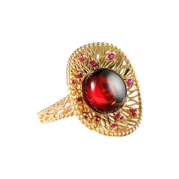 S&A Amber/Beeswax Rings Women's