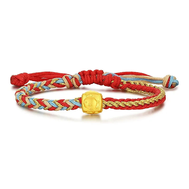 CHJ JEWELLERY Gold Bracelet Unisex-13