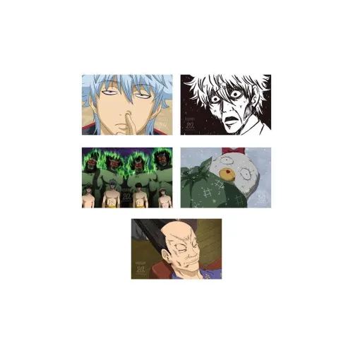 March·Monster Gintama Characters 20th Anniversary Collection, Set Anime / Games Postcards