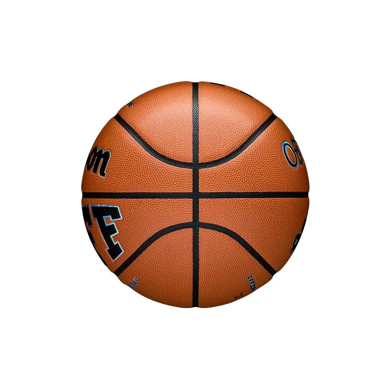 Wilson x OFF WHITE PU Basketball Brown Size 7 Ball Competition Unisex-4