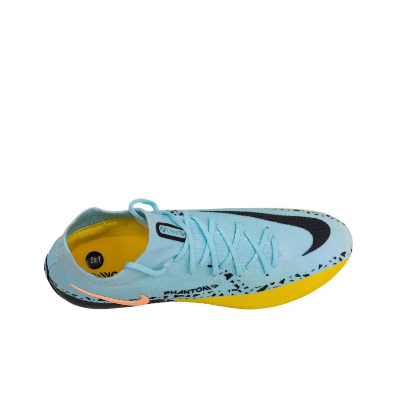 Nike Phantom GT2 Shock Absorbers With Slip Resistant Features Soccer Shoes Men's Blue Orange Black-2