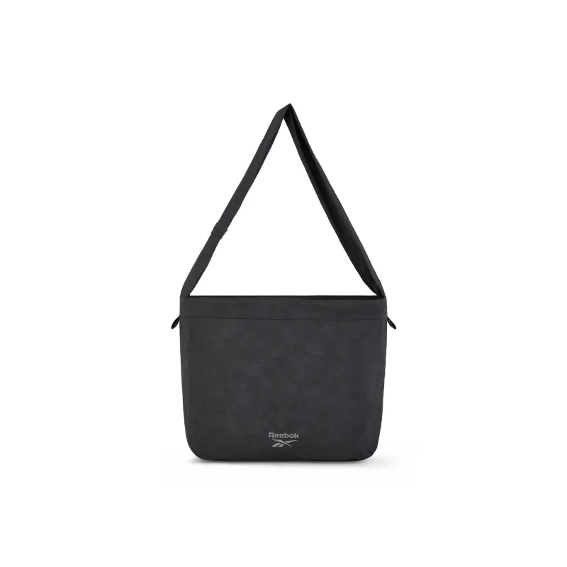 Reebok Polyurethane Shoulder Bag, Crossbody Bag, Hobo Bag Regular Unisex Light Gray/Dark Gray-3