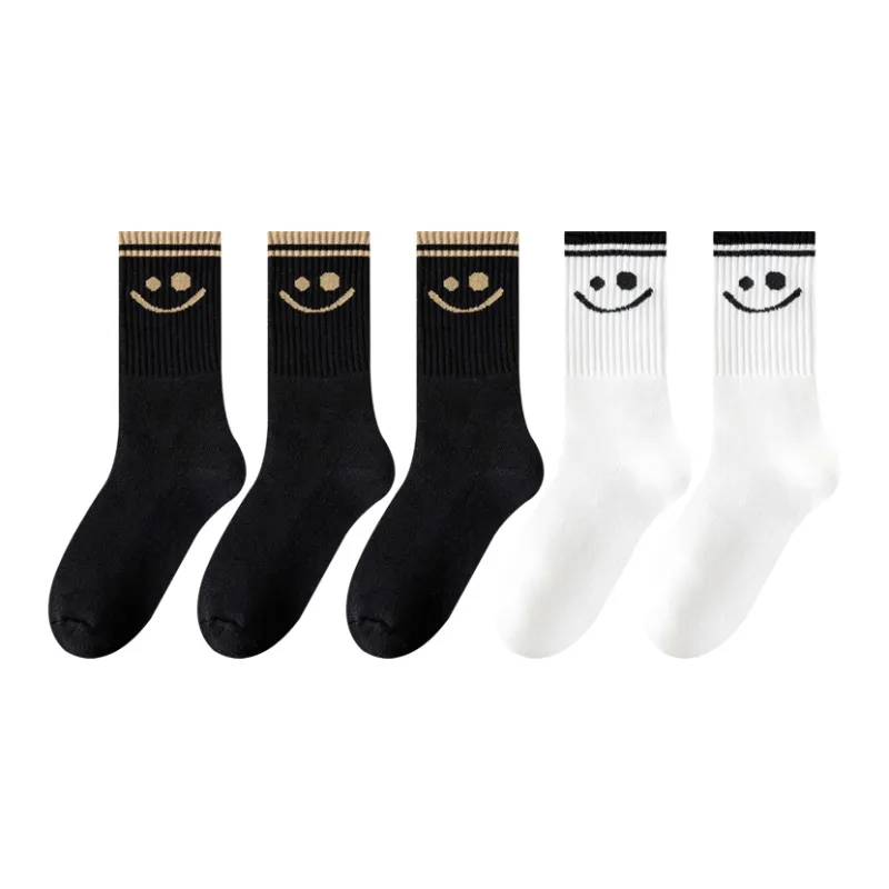 MIIOW Trend Party Series Mid Calf Socks Unisex 5 Pack-15