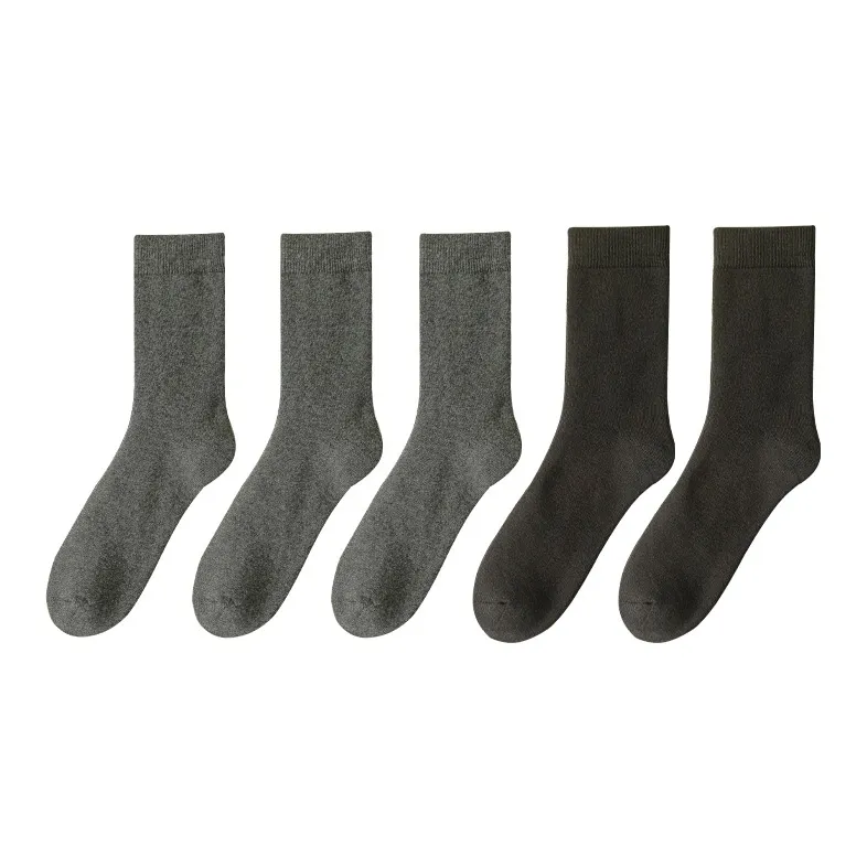 MIIOW Mid Calf Socks Men's 5 Pack-16