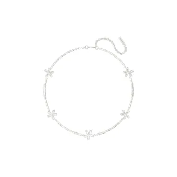 Mouhooland 925 Sterling Silver Necklaces Unisex Silver