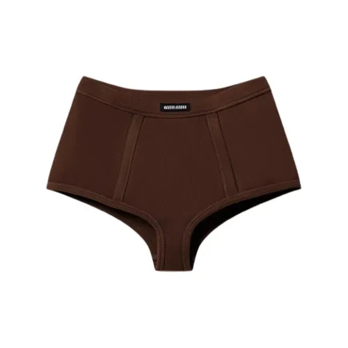 MIU MIU SS24 Underpants Women's Cocoa Brown