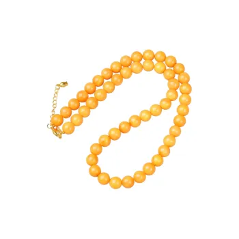 HENGSHI Amber Jade Necklaces Unisex