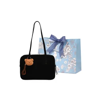REDOO PU Shoulder Bag Women's Black/Coffee/Olive/Red