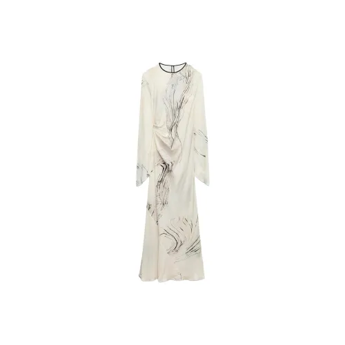 ZARA Long Sleeved Dresses Women's Multicolor