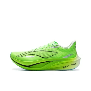 LINING Feidian 4 Challenger Running Shoes Men Low Top Neon Green