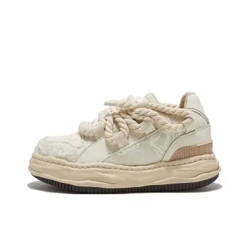 DVO Anti Slip Wear Resistant Low Top Stylish Skateboarding Shoes Unisex Beige