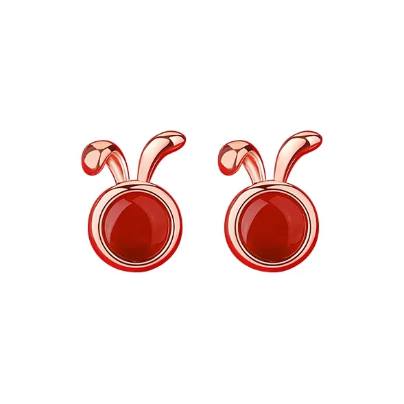 KING TAI FOOK Agate Stud Earrings Women's-9