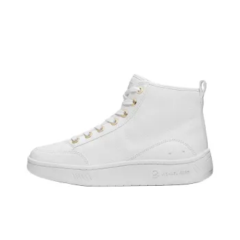 MICHAEL KORS High Top Skateboard Shoes Women's White