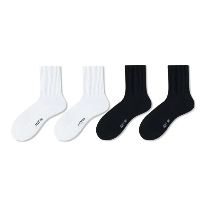 JIAZINI Mid Calf Socks Men's 4 Pack-0