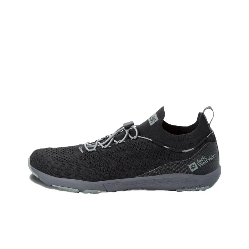 Jack Wolfskin Anti Slip Wear Resistant Low Top Casual Shoes Men's Black-0