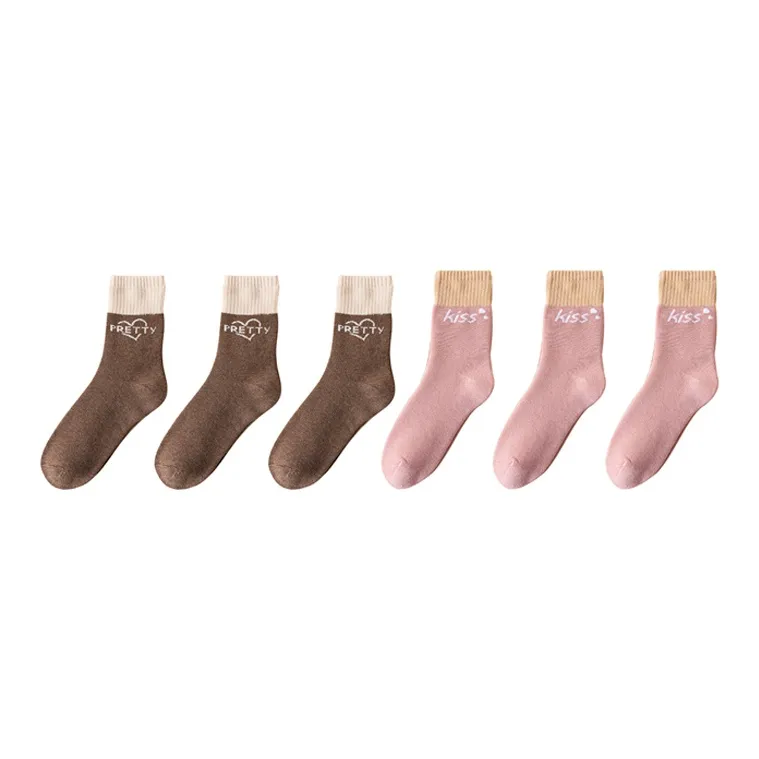 Cotton Gene Mid Calf Socks Women's Combo Set-42