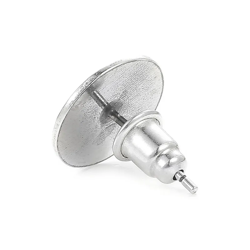 Yamagata S925 Silver Stud Earrings Men's-3