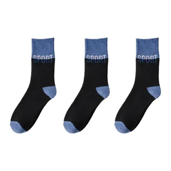 Cotton Gene Mid Calf Socks Men's Combo Set