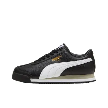 PUMA Roma 24 Anti Kick Cushioning Low Top Kids Lifestyle Shoes Black Teenagers