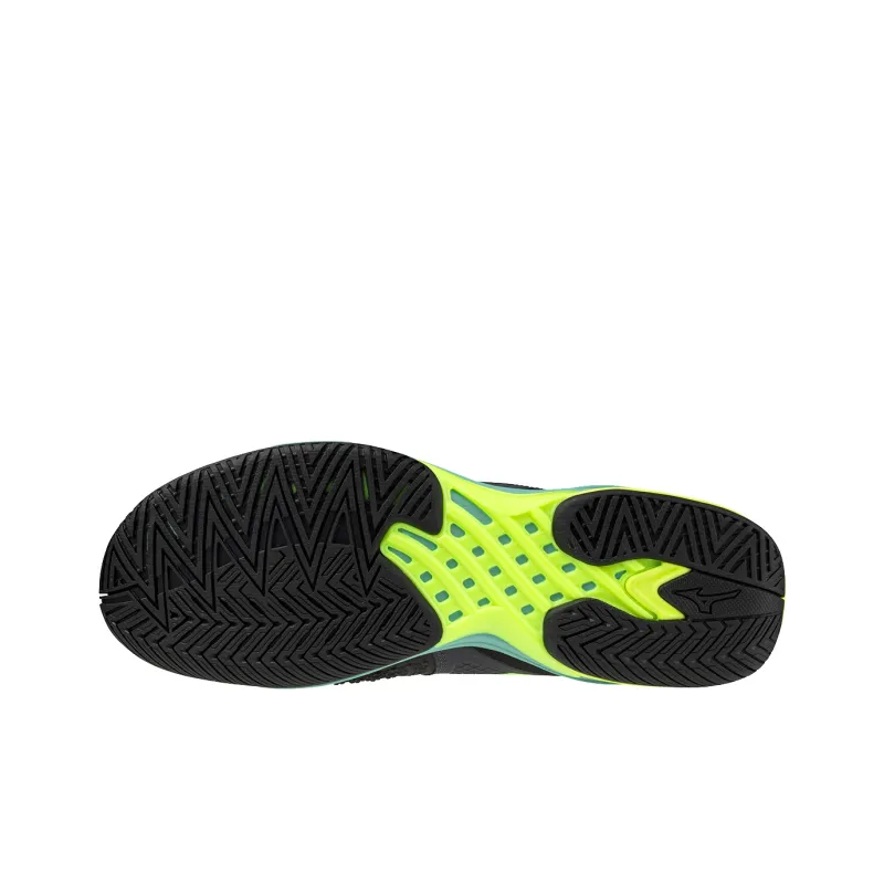 Mizuno Wave Exceed Tour 6 Cushioning Slip Resistant Low Top Tennis Shoes Men's Neon Green-4
