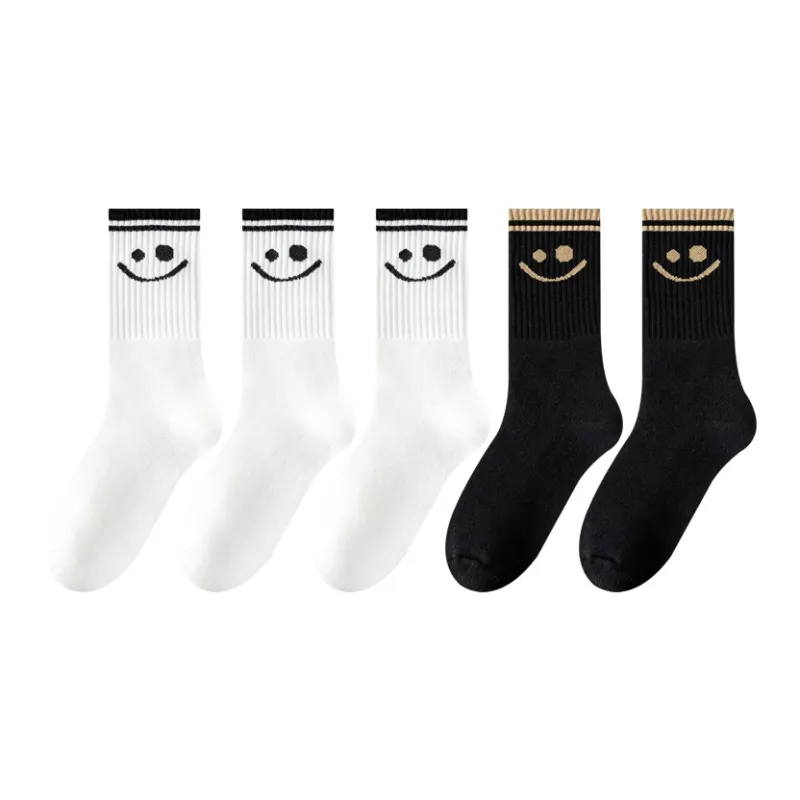MIIOW Trend Party Series Mid Calf Socks Unisex 5 Pack-14