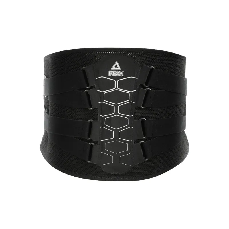 PEAK Back Support Braces Fitness Protective Compression Black Polyester Elastane Unisex-5