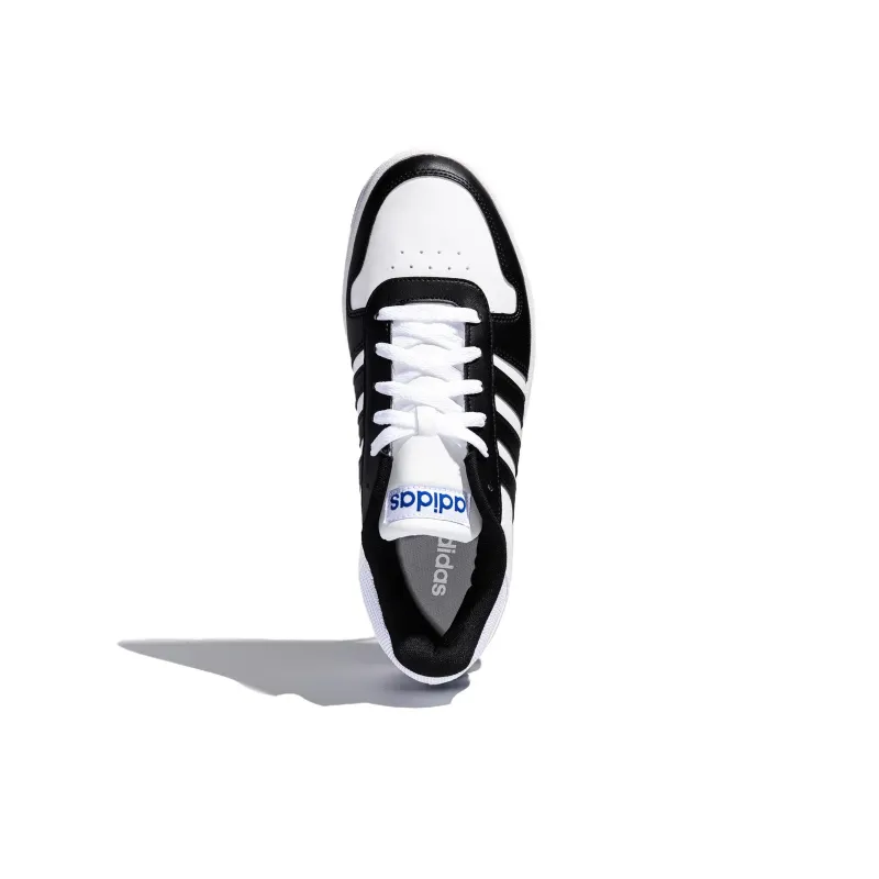 Adidas Hoops 2.0 White Royal Blue-3