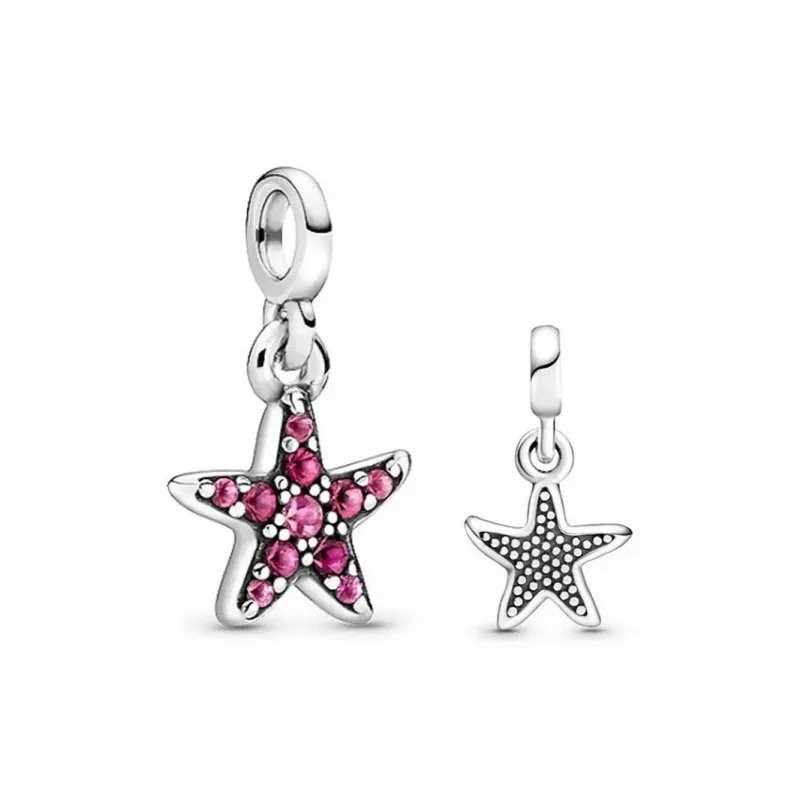 Pandora 925 Sterling Silver Pendants Women's-4