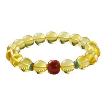 Abby's Wonderland Amber Beeswax Bracelets Unisex
