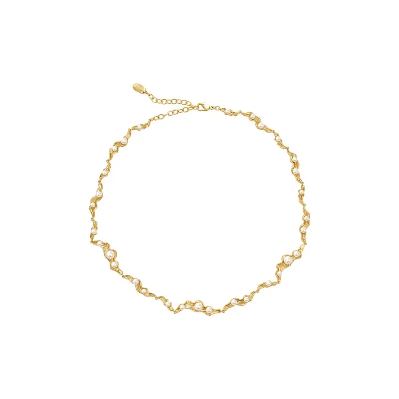 Amber Lollipop Pearl Necklaces Women's-0
