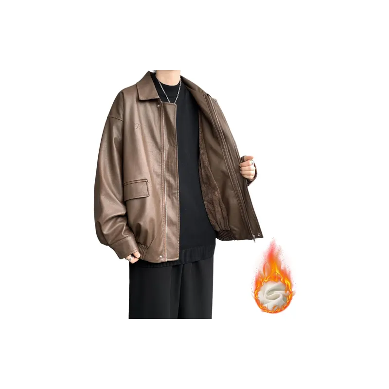 FRQ Leather Jackets Unisex-16