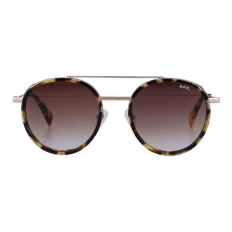 A.P.C Nico Round Frame Sunglasses-1