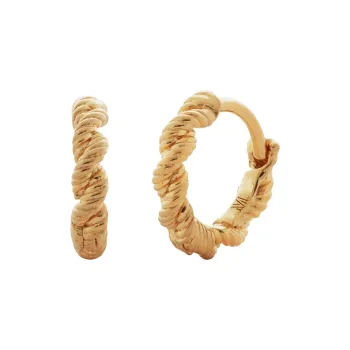 Monica Vinader Corda Huggie Earrings
